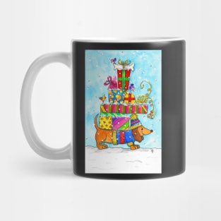 Dachshund Merry Christmas Mug